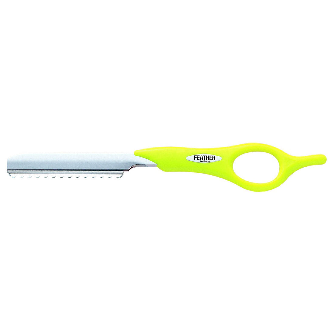 Feather Styling & Texturizing Razor Short Handle 14cm-Green