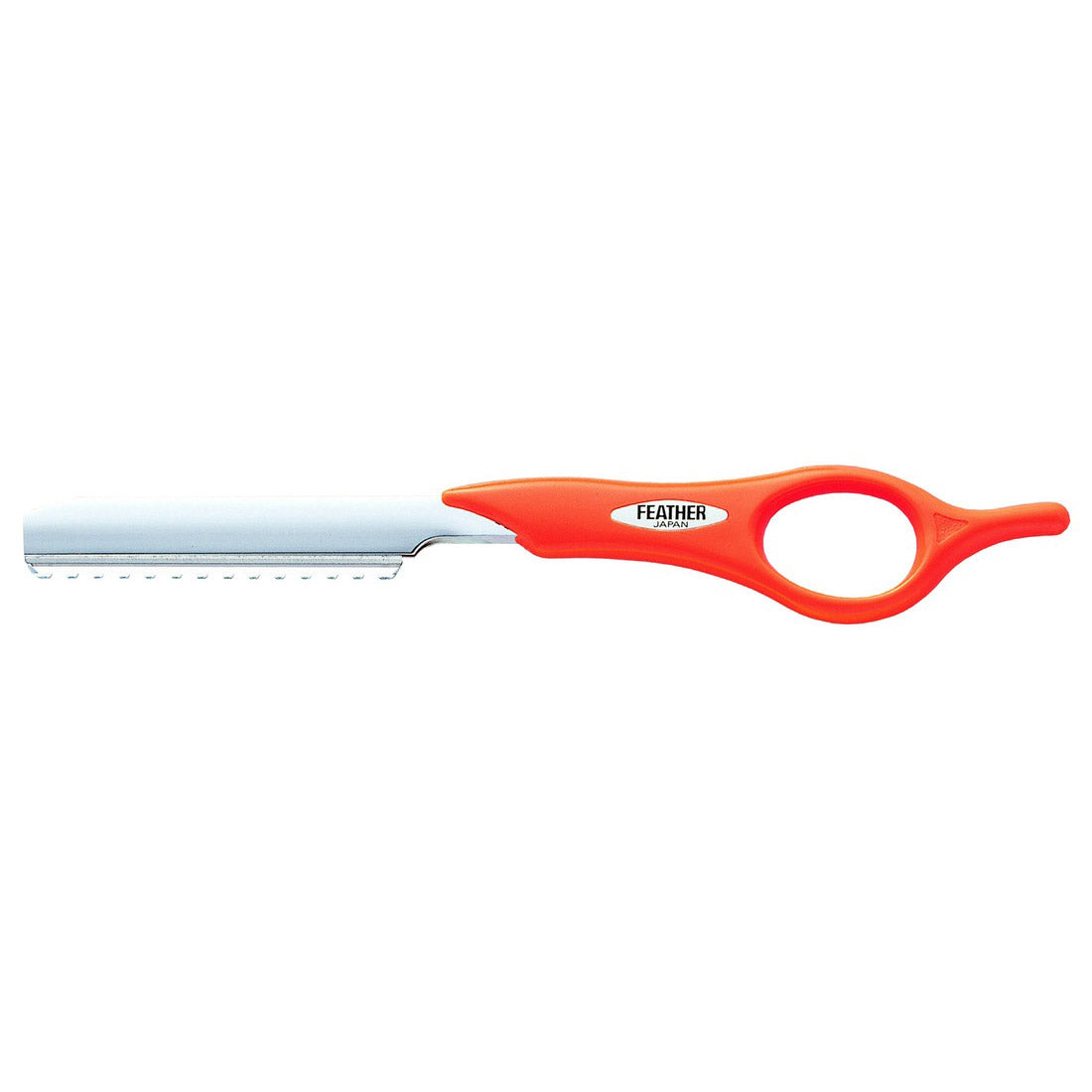 Feather Styling & Texturizing Razor Short Handle 14cm-Orange