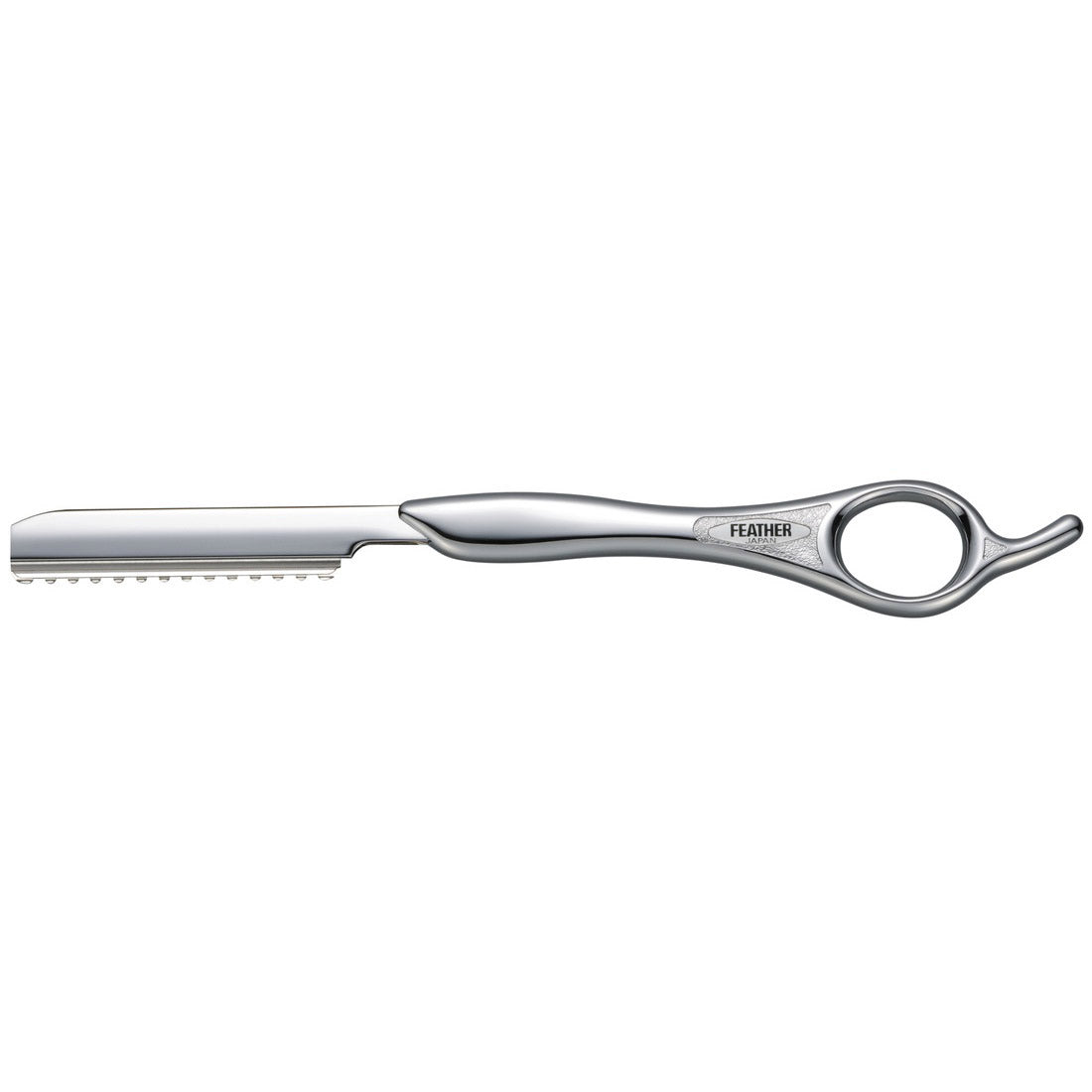 Feather Styling & Texturizing Razor Long Handle 17cm-Chrome