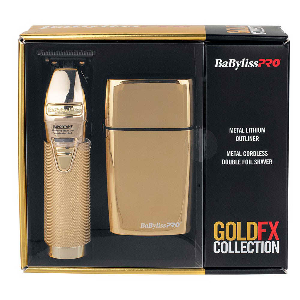 BaByliss PRO GoldFX Skeleton Hair Trimmer & FoilFX02 Shaver Duo