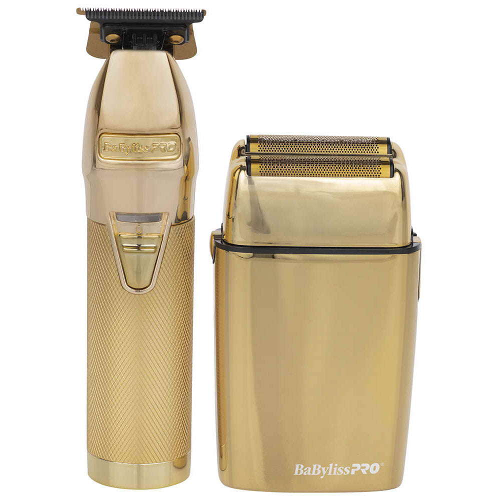 BaByliss PRO GoldFX Skeleton Hair Trimmer & FoilFX02 Shaver Duo