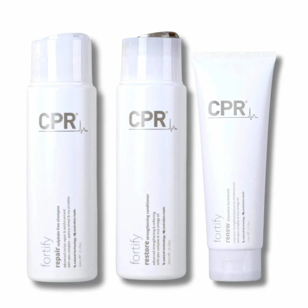 CPR Fortify Shampoo, Conditioner, Treatment Trio