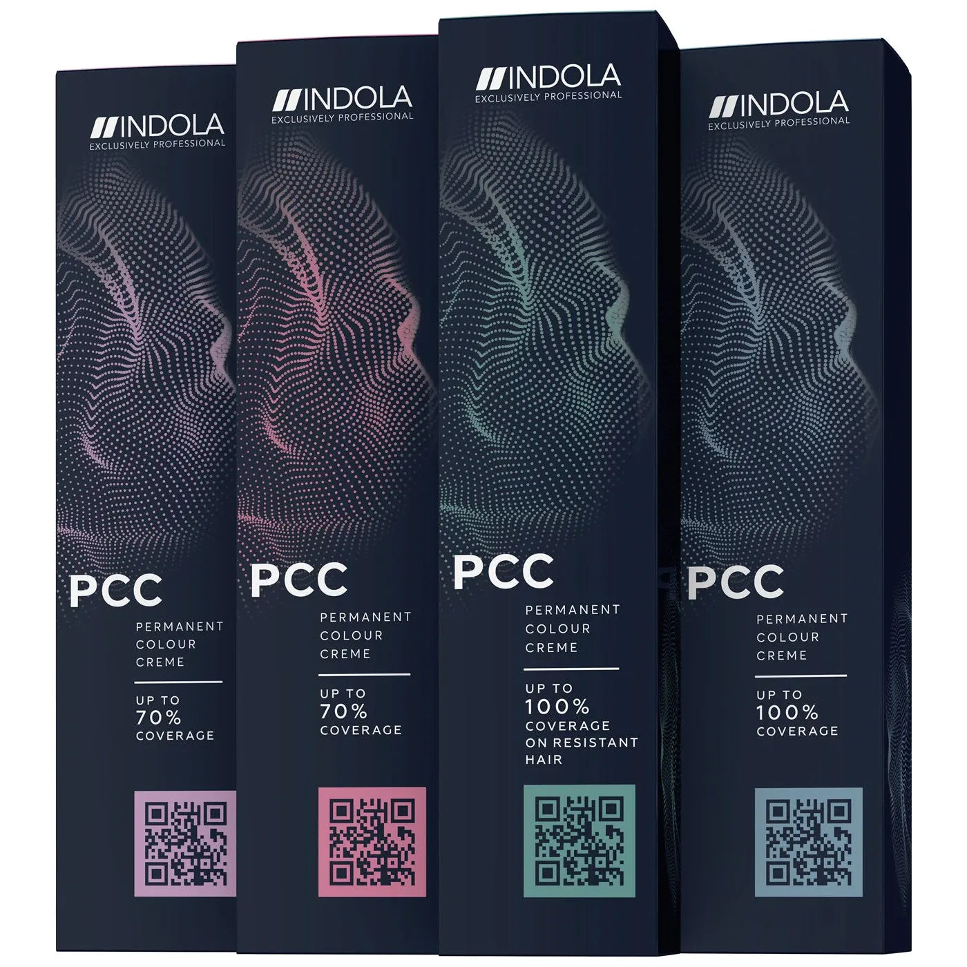 5xIndola Permanent Hair Colour Dye 60ml