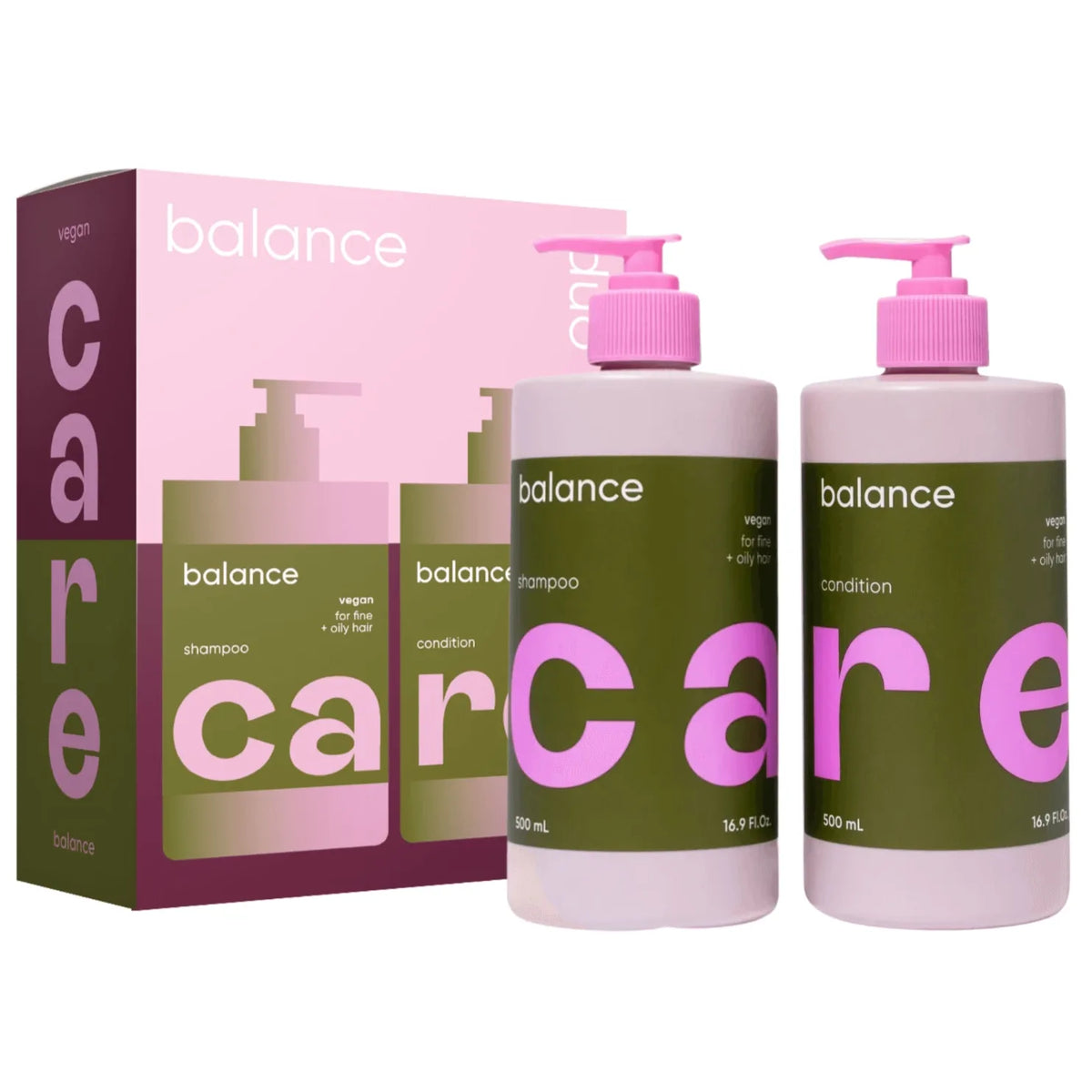 Nak Care Balance Shampoo and Conditioner 500ml Duo