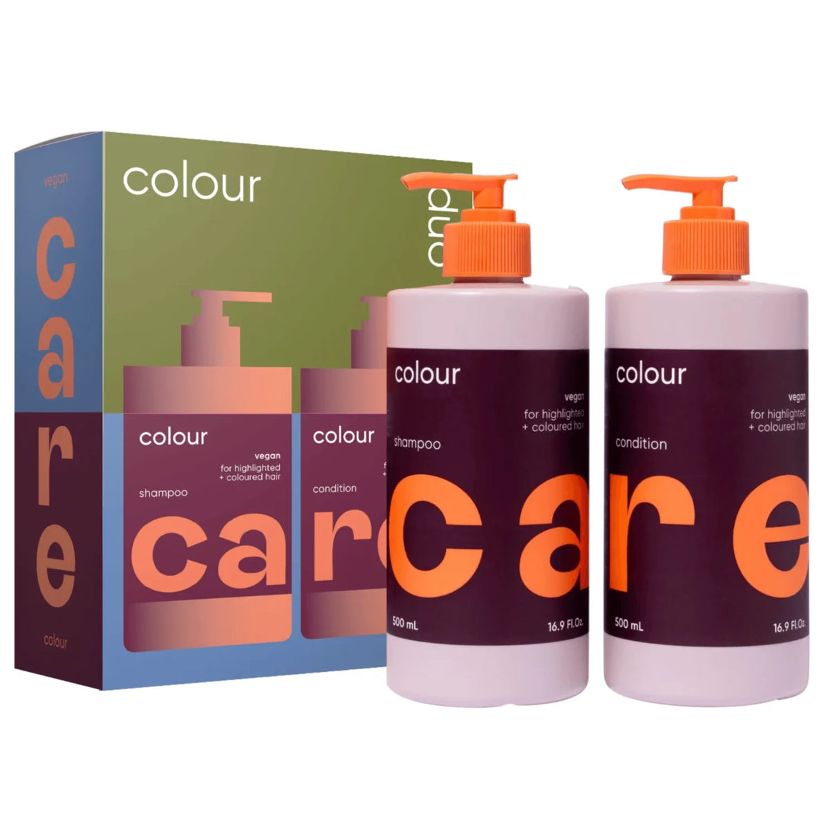 Nak Care Colour Shampoo and Conditioner 500ml Duo