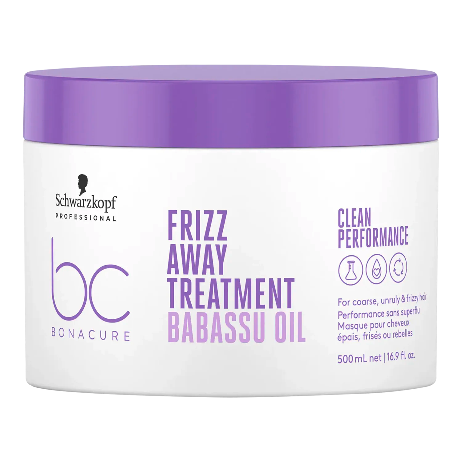Schwarzkopf BC Bonacure Clean Performance Frizz-Away Treatment 500ml