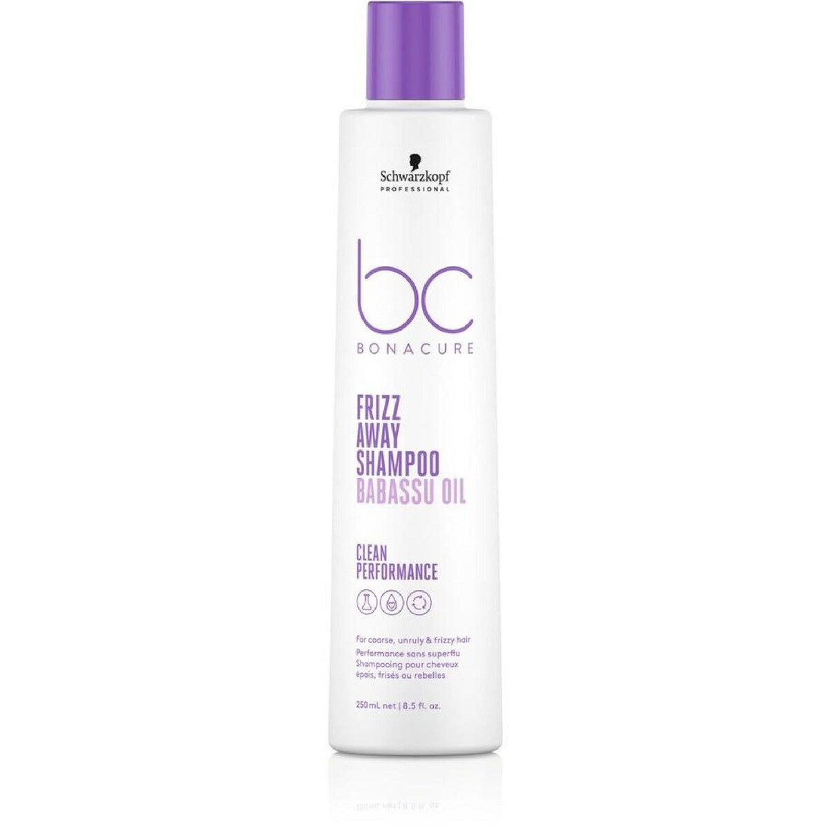 Schwarzkopf Bonacure BC Clean Performance Frizz Away Shampoo 250ml
