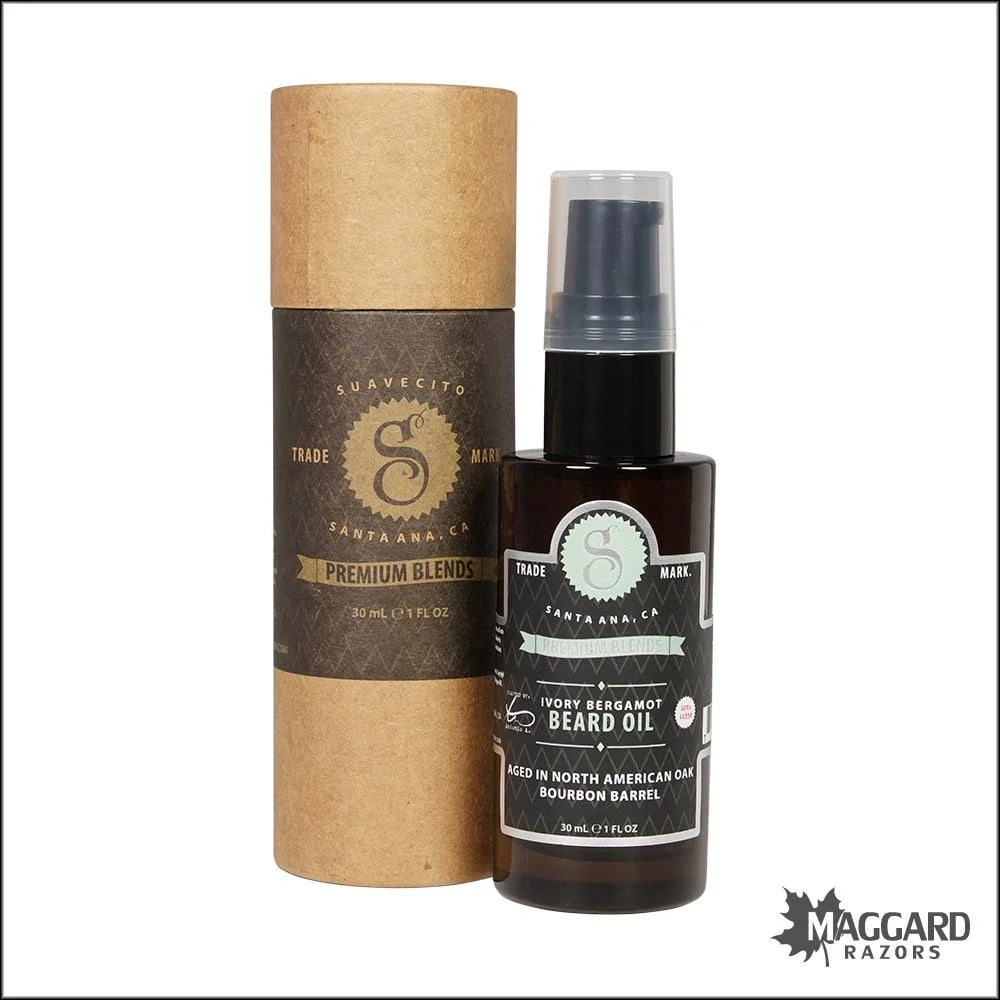 Suavecito Ivory Bergamot Beard Oil 30ml
