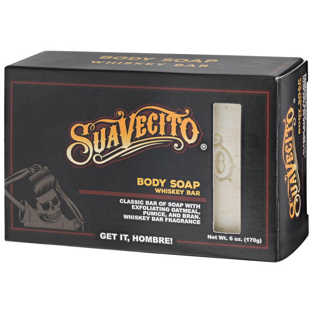Suavecito Body Soap Whiskey Bar 170g