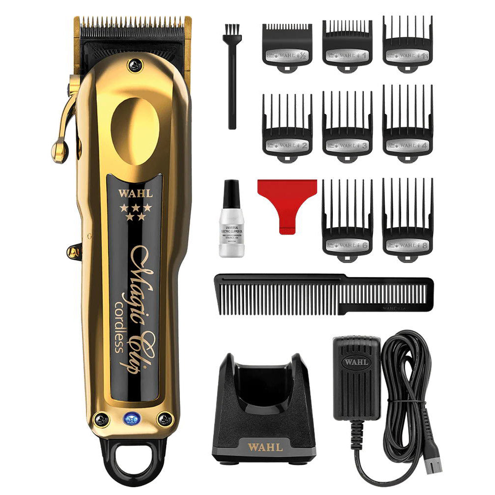 Wahl 5 Star Cord/Cordless Magic Clip Clipper - Gold