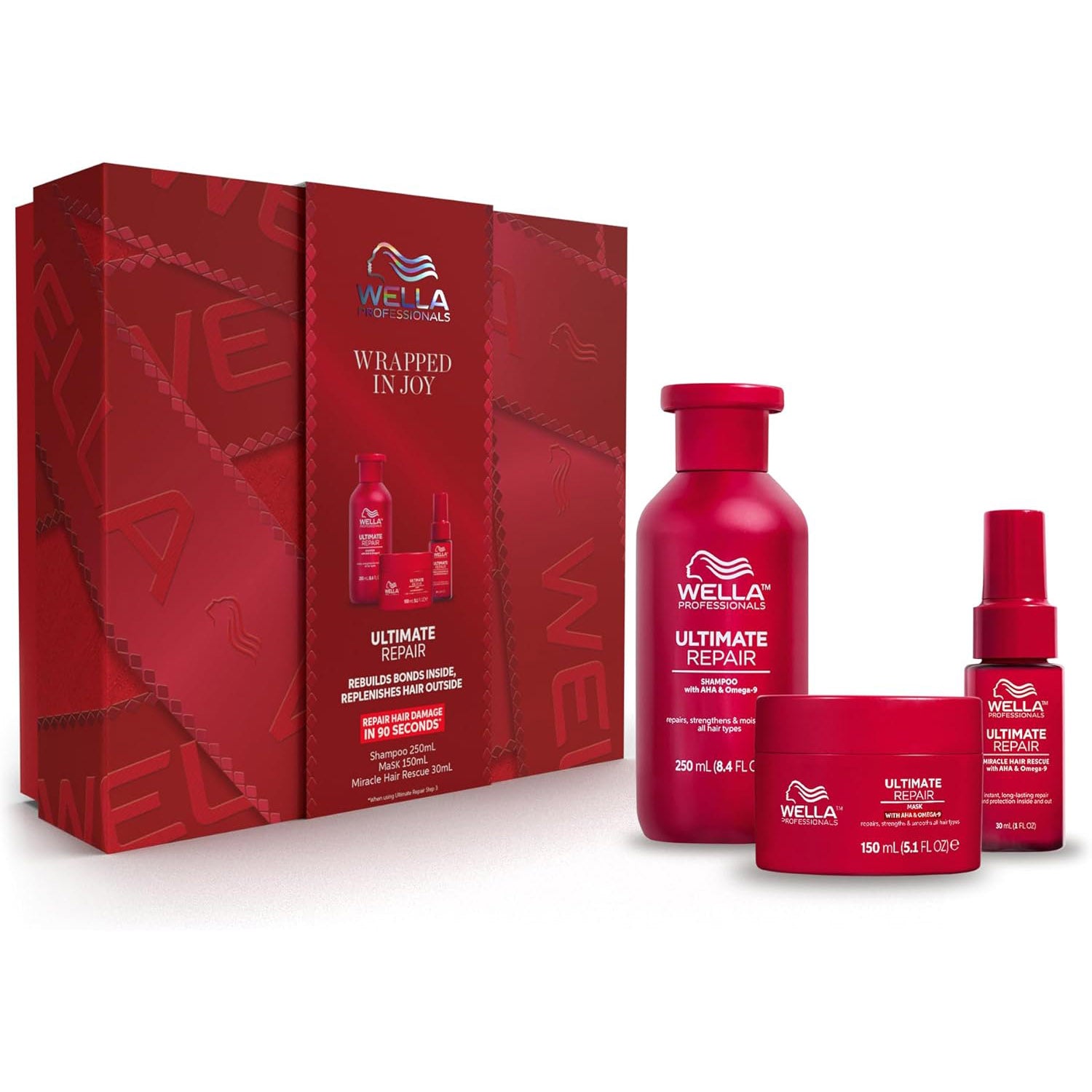 Wella Ultimate Repair Shampoo/Mask/Rescue Trio