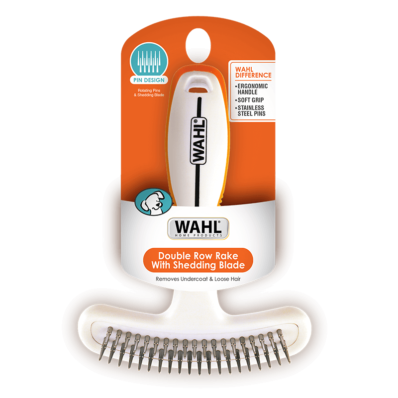 Wahl Pet/Dog Double Row Rake with Shedding Blade