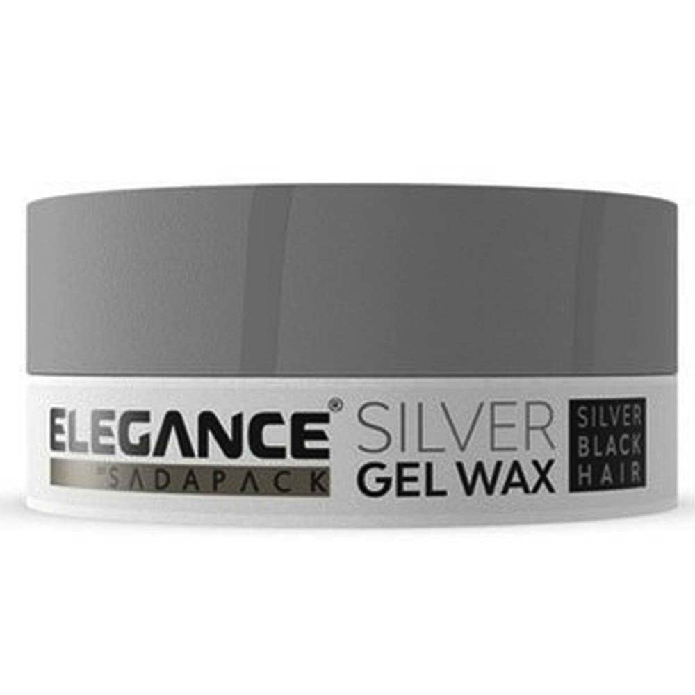 Elegance Hair Styling Silver Gel Wax Silver Colour Dye 140g