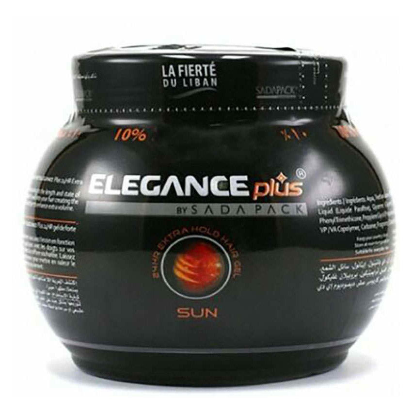 Elegance Plus Extra Hold 24hr Hair Styling Gel Sun 1kg